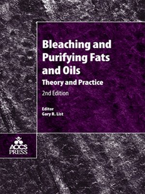 cover image of Bleaching and Purifying Fats and Oils
